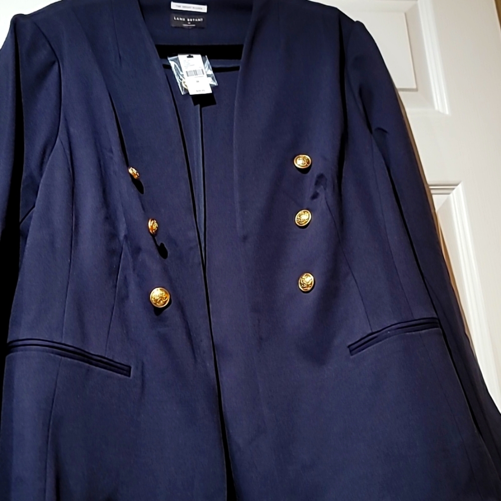 Beautiful Lane Bryant blazer Size 26 Available in Navy blue, Egg Plant, Gold Tan